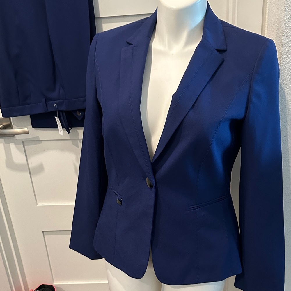 Chic Royal Blue Women's Pantsuit